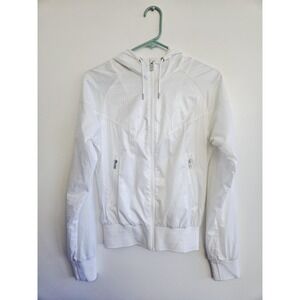 Nike Windrunner Jacket White Geoff Hollister Design Retro Y2K Small